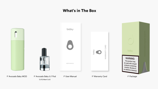 VAPTIO Avocado Baby 酪梨寶寶主機套裝