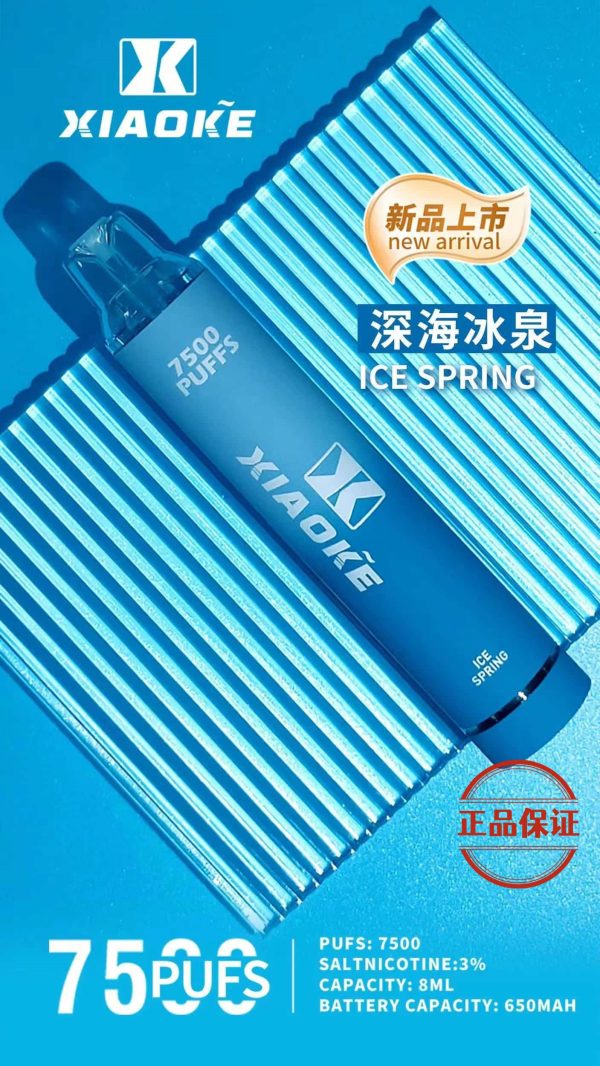 XIAOKE 梟客 7500 口 發光版 拋棄式電子煙