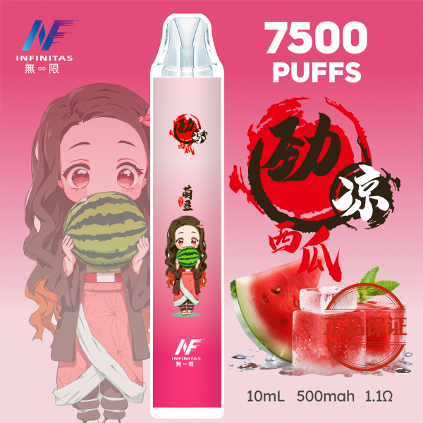 INF 無限 鬼滅之刃 7500口 限量聯名拋棄式電子煙