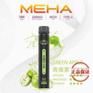 MEHA XBAR 小黑條 7000口 拋棄式電子菸：圖片 14