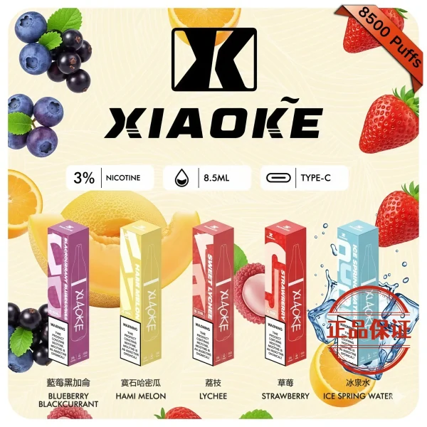 XIAOKE 梟客 8500口一次性電子菸