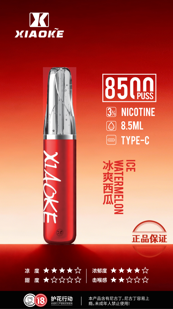 XIAOKE 梟客 8500口一次性電子菸