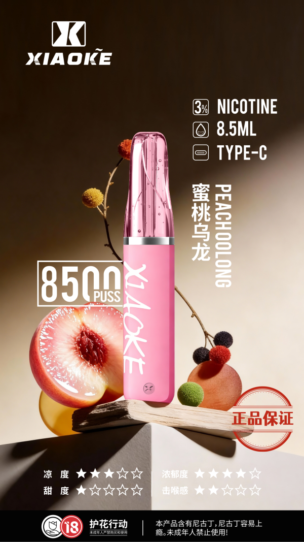 XIAOKE 梟客 8500口一次性電子菸