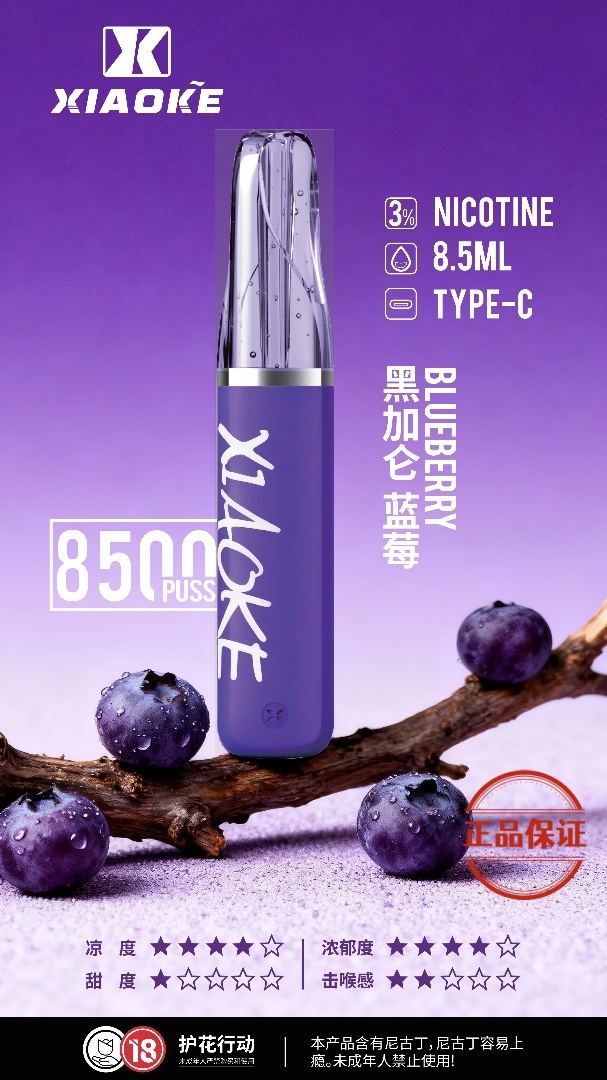 XIAOKE 梟客 8500口一次性電子菸：圖片 7