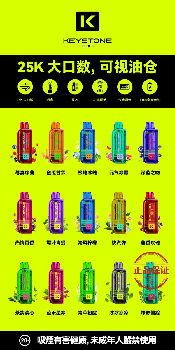 钥石 KEYSTONE FLEX-3 25000口 專彈專機套裝